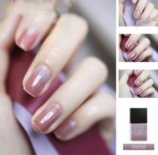 Temperature-changing Twilight Phototherapy Nail Polish Glue