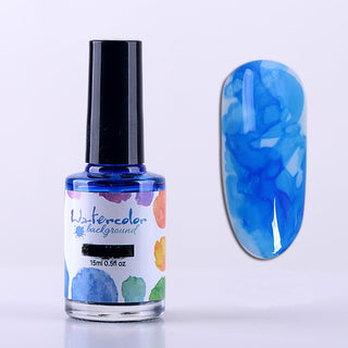 Nail Polish Glue Ink Smoke Color Sands Blooming Liquid Bubble Marble Gradient Nail Art