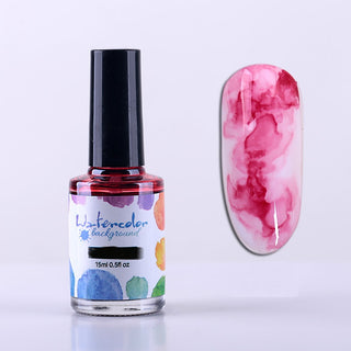 Nail Polish Glue Ink Smoke Color Sands Blooming Liquid Bubble Marble Gradient Nail Art