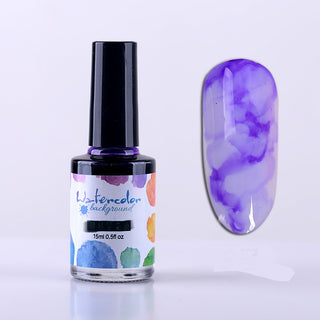 Nail Polish Glue Ink Smoke Color Sands Blooming Liquid Bubble Marble Gradient Nail Art