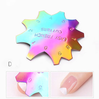 Creative Nail Art Plastic Steel Model