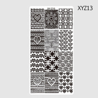 Nail Art Printing Version Printing Nail Polish Plate Template