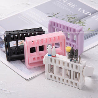 Nail Polishing Head Socket Display Base Polishing Machine Pen Storage Box Organizing Polishing Pen Holder