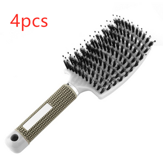 Hairbrush Anti Klit Brushy Haarborstel Women Detangler Hair Brush Bristle Nylon Scalp Massage  Teaser Hair Brush Comb