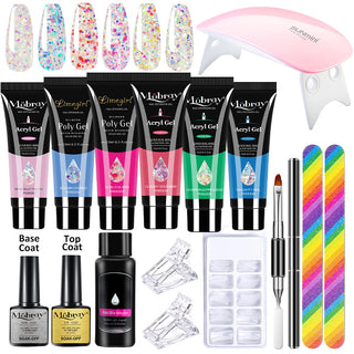 Nail Art Crystal Extension Gel Set