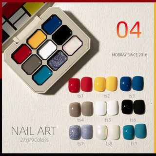 New Solid Nail Polish Set Jiugongge