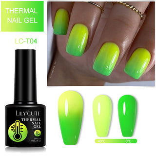 Color Changing Thermal Gel Nail Polish Winter Purpl