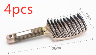 Hairbrush Anti Klit Brushy Haarborstel Women Detangler Hair Brush Bristle Nylon Scalp Massage  Teaser Hair Brush Comb