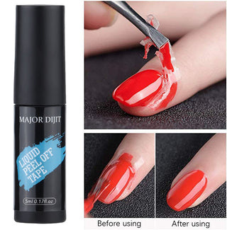 Anti-spill glue nail polish