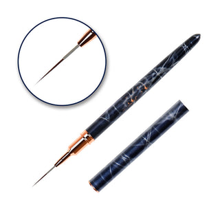 Black Marbled Metal Rod Pull Pencil Nail Tool