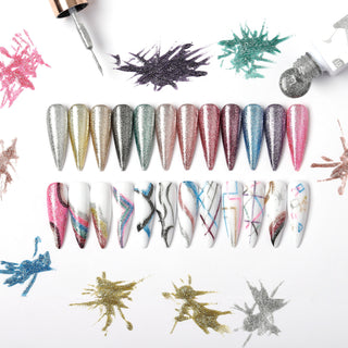 Nail Painting Pull Line Adhesive Hand-painted Nail Store With