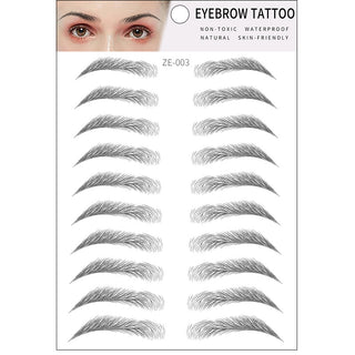 Simple Thick Eyebrows Ecological Eyebrow Stickers