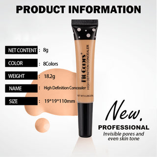 8-color Hose Concealer Concealer Repair Nourishing Liquid Foundation Dark Circles Pock Mark Cross-border