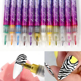 12 Colors Graffiti Pen Waterproof Drawing Painting Liner Set