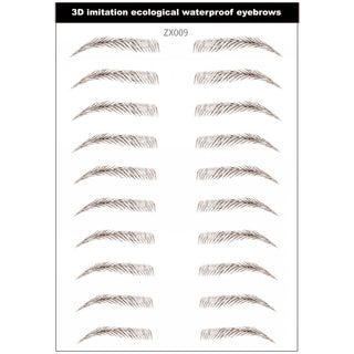 Simple Thick Eyebrows Ecological Eyebrow Stickers