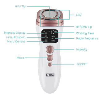 RF Radio Frequency EMS Micro-electrical Pulse Lifting And Stroking Lines Beauty Instrument