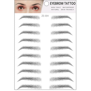 Simple Thick Eyebrows Ecological Eyebrow Stickers