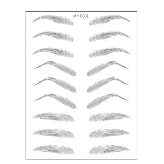 Simple Thick Eyebrows Ecological Eyebrow Stickers