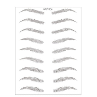 Simple Thick Eyebrows Ecological Eyebrow Stickers