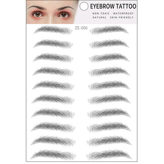 Simple Thick Eyebrows Ecological Eyebrow Stickers