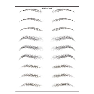 Simple Thick Eyebrows Ecological Eyebrow Stickers