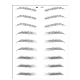 Simple Thick Eyebrows Ecological Eyebrow Stickers